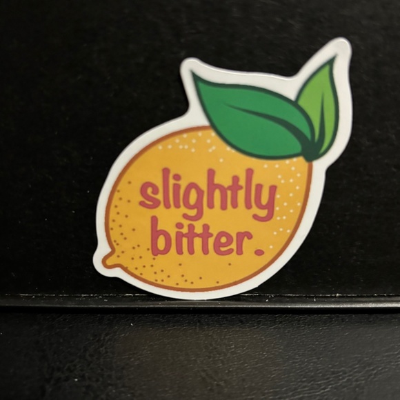 LEMON SLIGHTLY BETTER STICKER - Picture 1 of 1